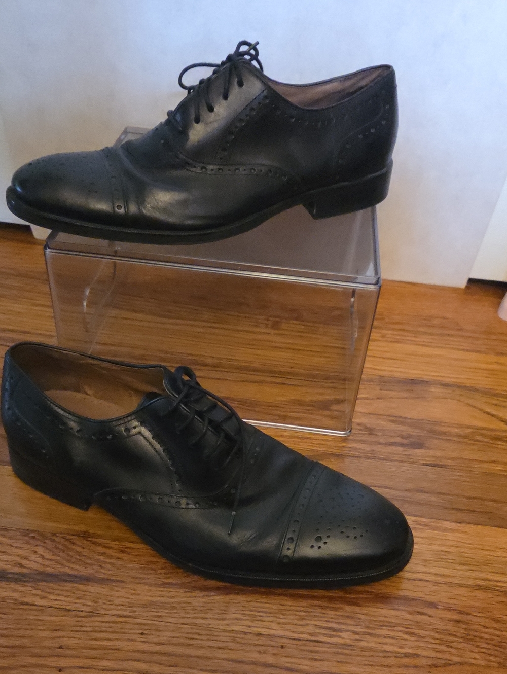 Johnston & Murphy Conrad Cap Toe Oxford Leather Dress Shoes Size 10